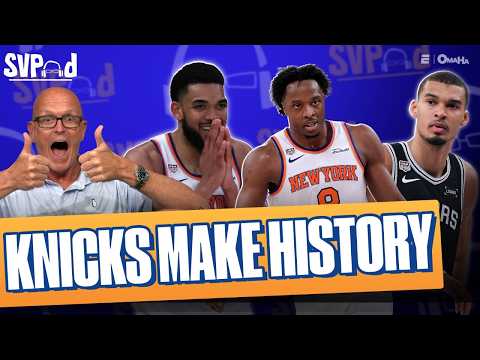HISTORY IN THE GARDEN! Scott Van Pelt REACTS to Knicks comeback Finals win over Spurs | SVPod
