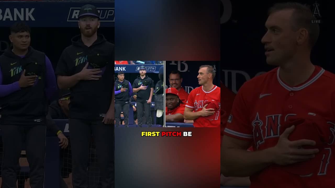 National Anthem Standoff and EJECTIONS 🤣😳 #mlb #baseball