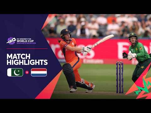 Pakistan v Netherlands | Match Highlights | Women's #T20WorldCup 2026