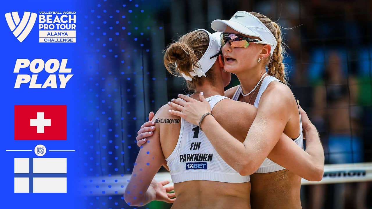 Mäder/Kernen vs. Parkkinen/Prihti - Pool Play Highlights | Alanya 2026 #BeachProTour