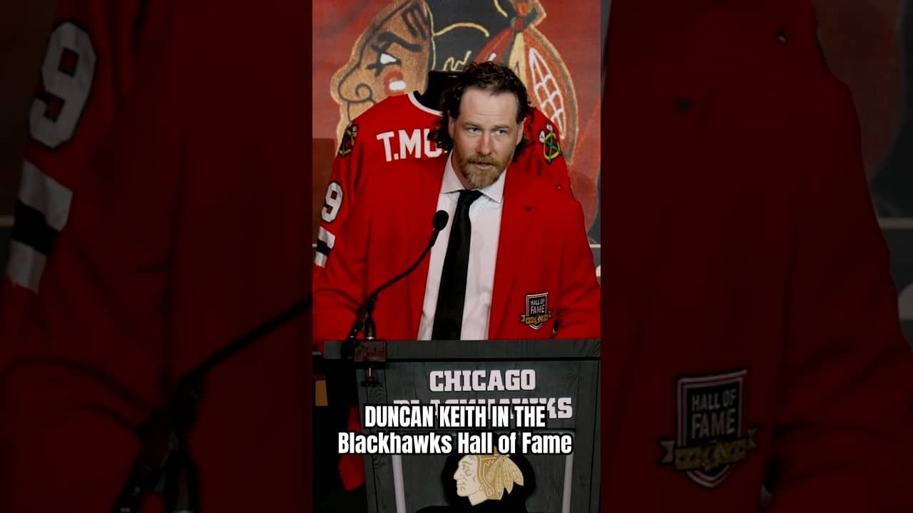 Blackhawks Hall of Fame Inductee, Duncan Keith ❤️ #hockey #blackhawks #nhl #duncankeith