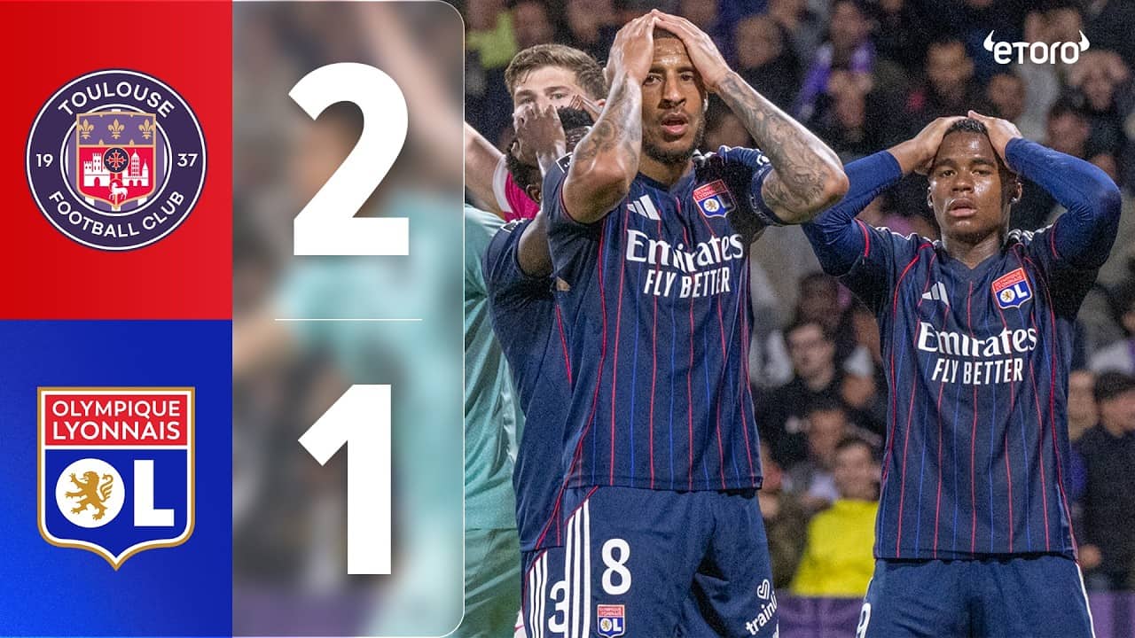 Toulouse FC-OL : Défaite frustrante à Toulouse (2-1)
