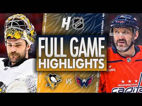 Pittsburgh Penguins vs Washington Capitals  - FULL GAME HIGHLIGHTS | April 12, 2026 NHL Season