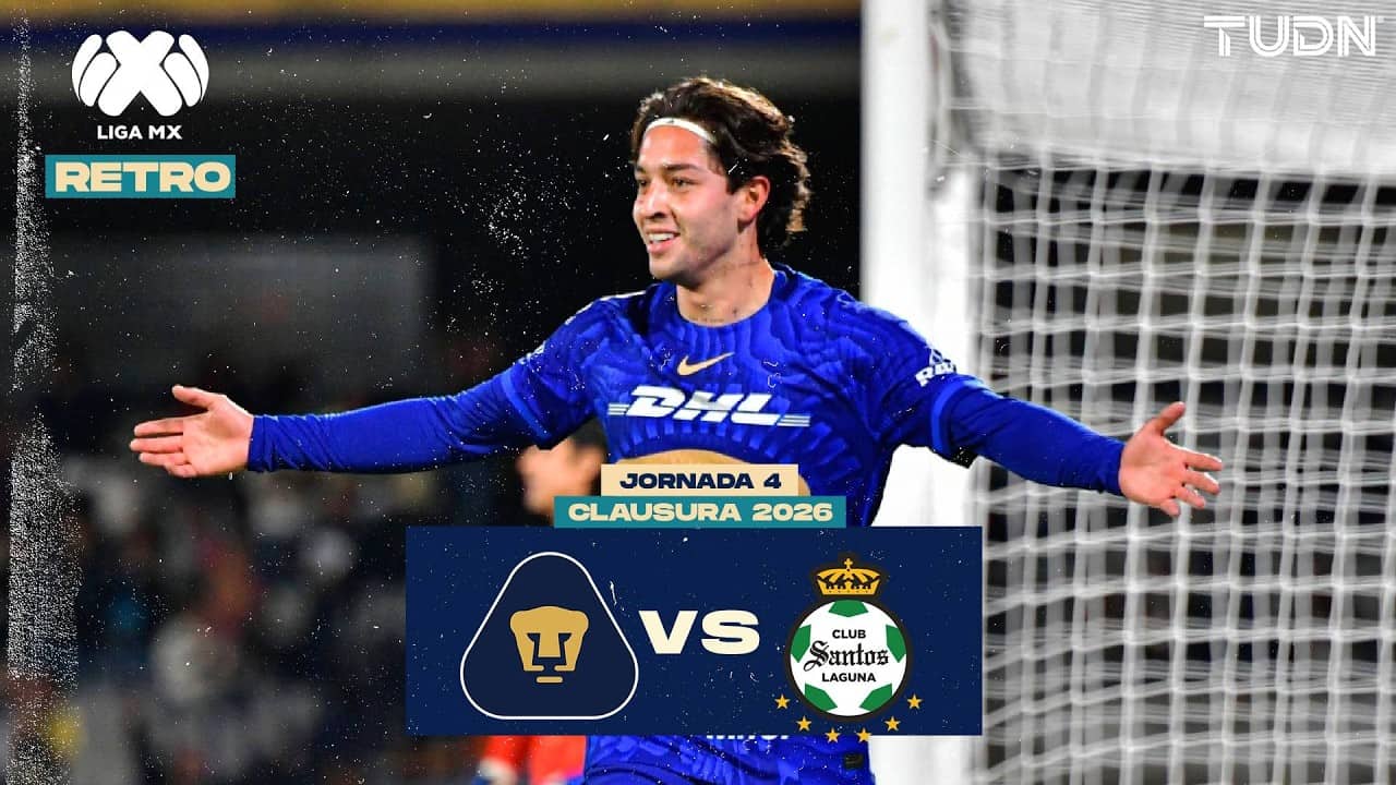 REVÍVELO: ¡Pumas aplasta con doblete de Jordan Carrillo a Santos! CL-2026 J4 | TUDN