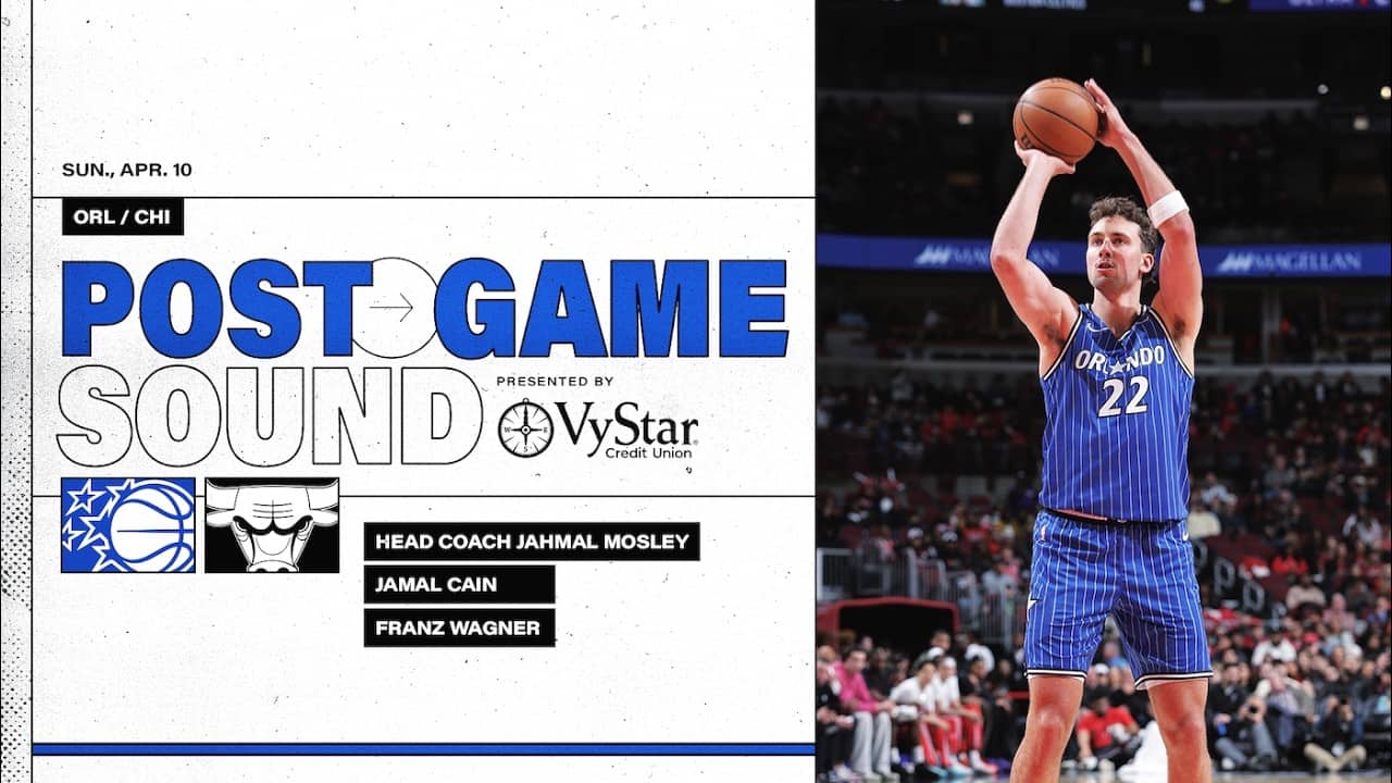 POSTGAME SOUND: ORLANDO MAGIC VS. CHICAGO BULLS | COACH MOSE, FRANZ WAGNER & JAMAL CAIN