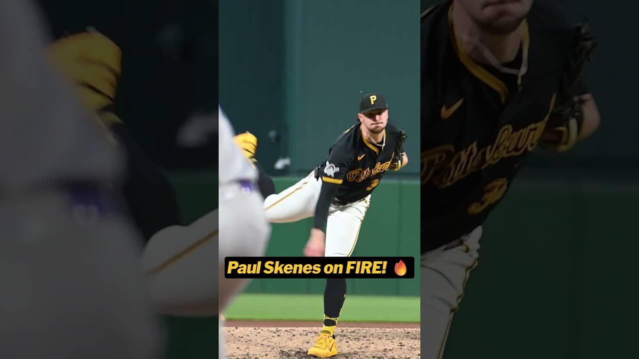 Paul Skenes bringing the heat! 🔥