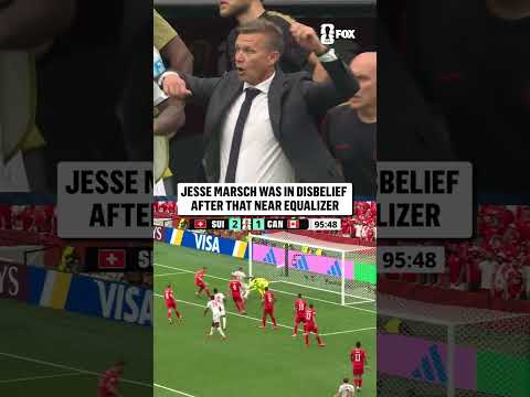 Jesse Marsch's heart had to have skipped a beat after the near equalizer 😳
