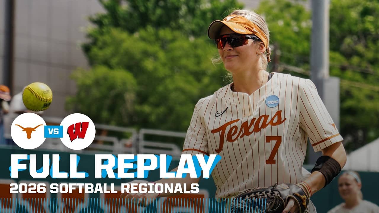 Texas vs. Wisconsin: 2026 NCAA softball regionals | FULL REPLAY