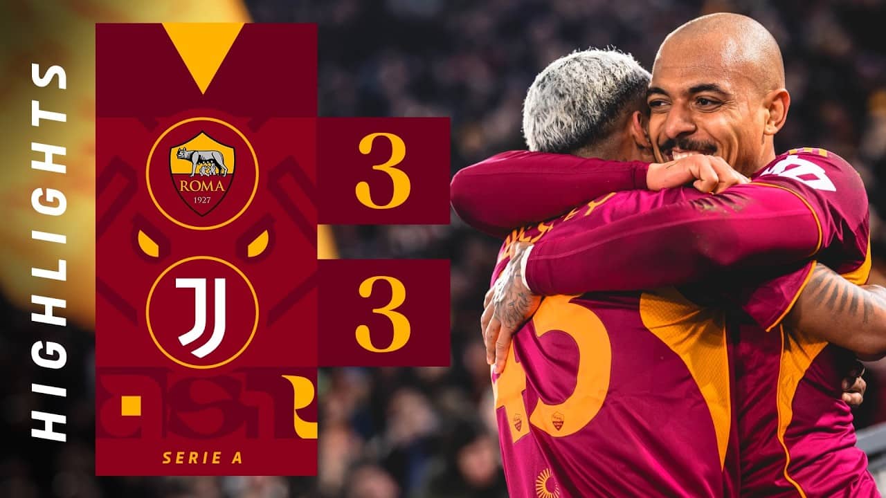 ROMA 3-3 JUVENTUS | SERIE A HIGHLIGHTS 2025-26