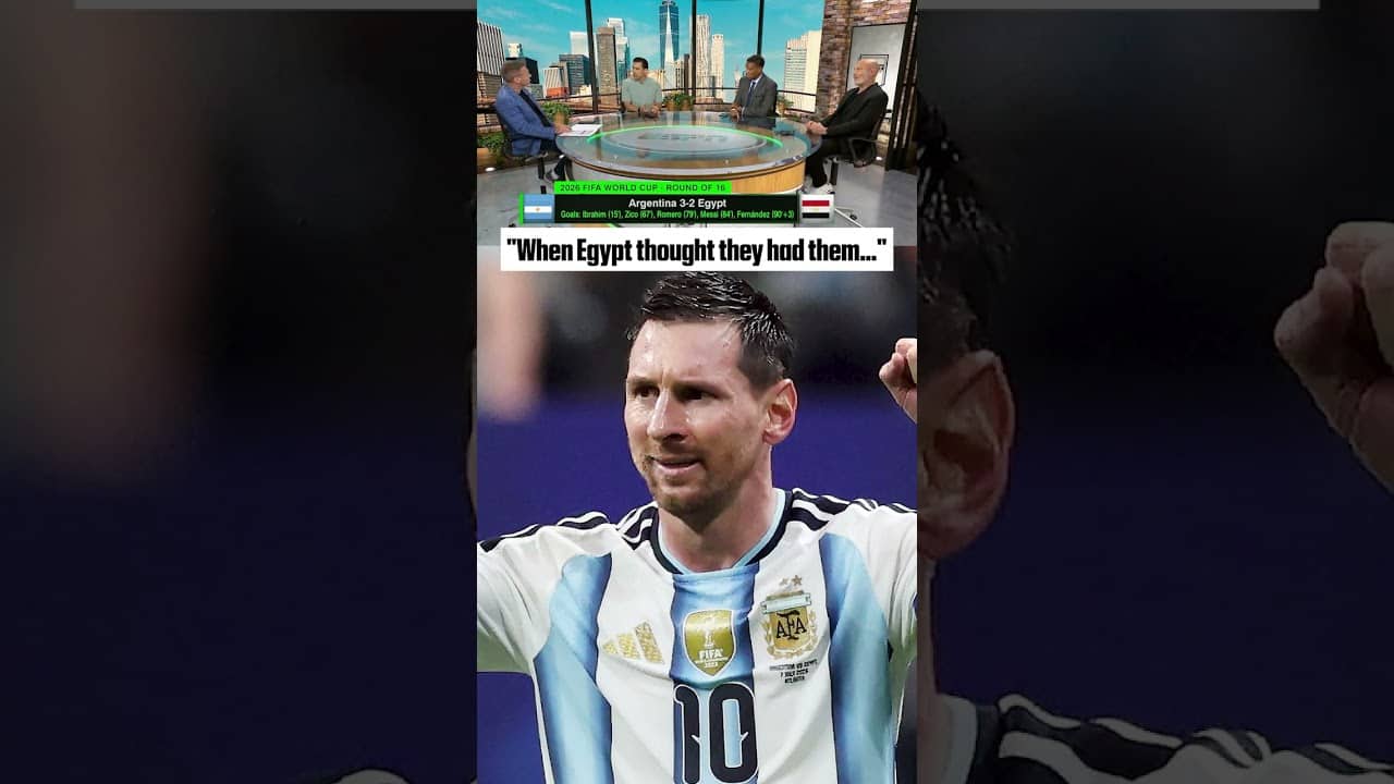 Argentina lived up to the moment 👏