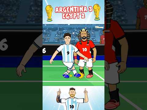 La Remontada🔥 Argentina 3-2 Egypt the highlights! #messi #football #worldcup