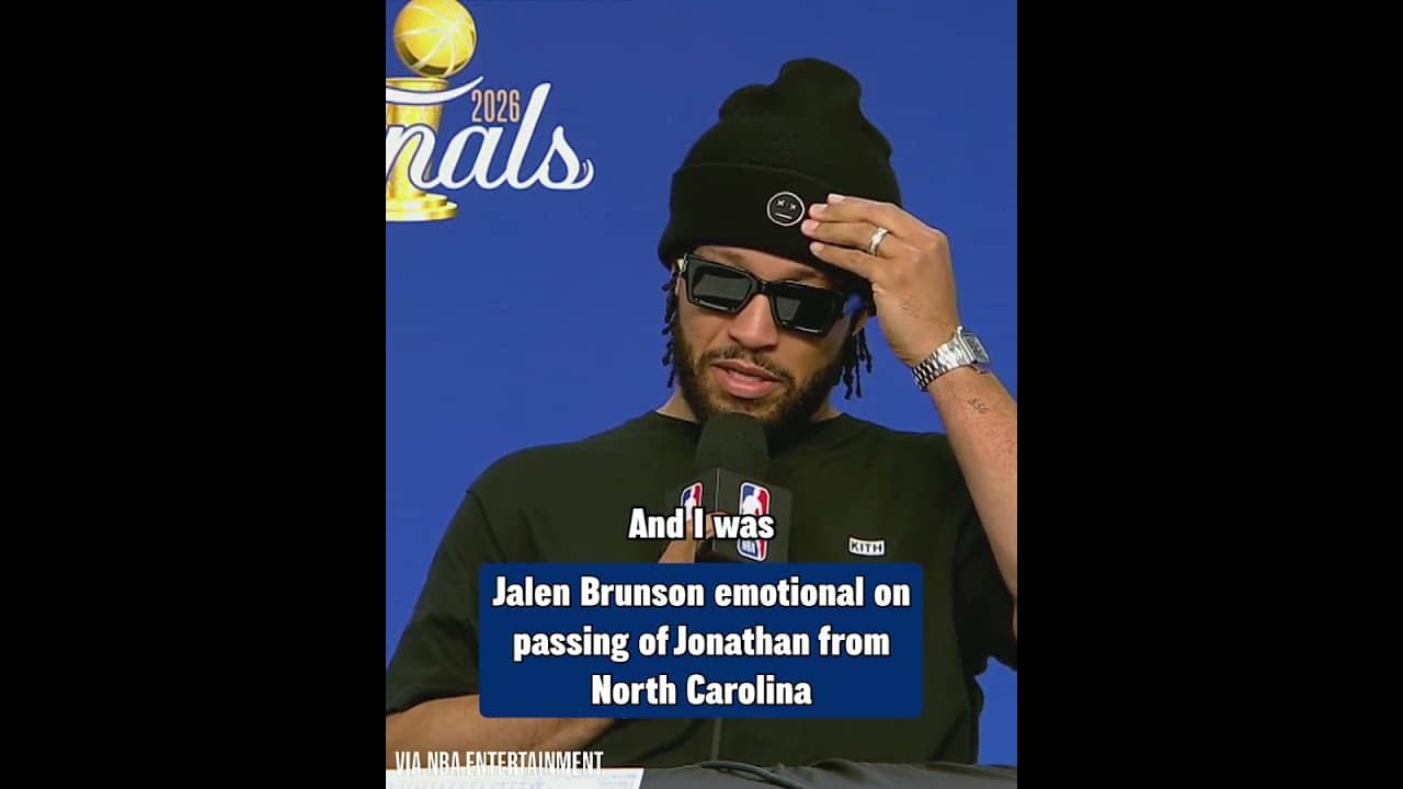 Jalen Brunson paid tribute to Jonathan from N Carolina, who passed away battling a heart condition