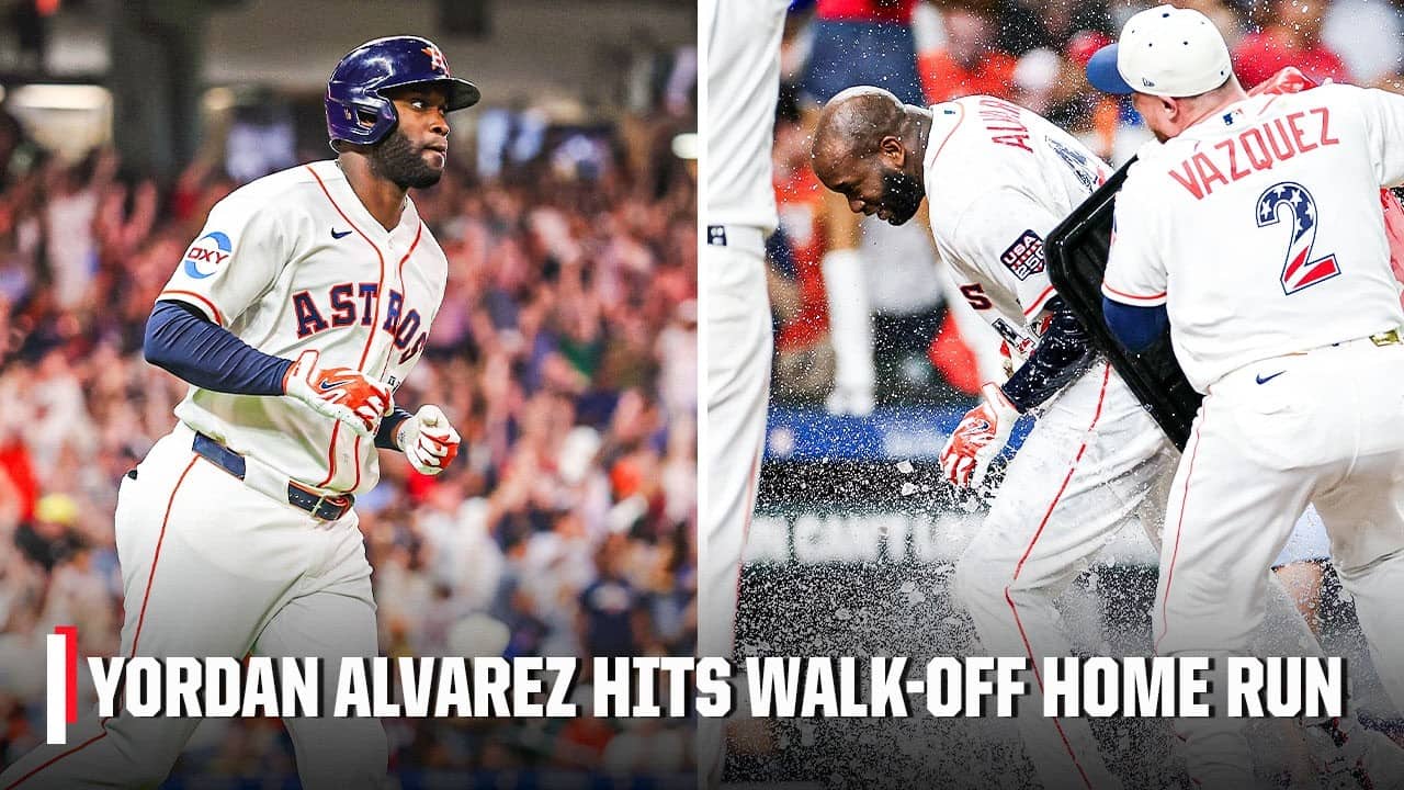 Yordan Alvarez hits WALK-OFF HOME RUN to cap off a 2 HR, 6 RBI performance 🔥 | ESPN MLB