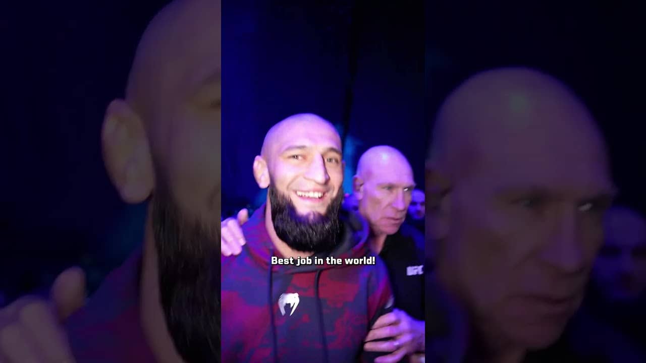 어제와 상반된 분위기! 내일은 옥타곤에서👊 #UFC328
