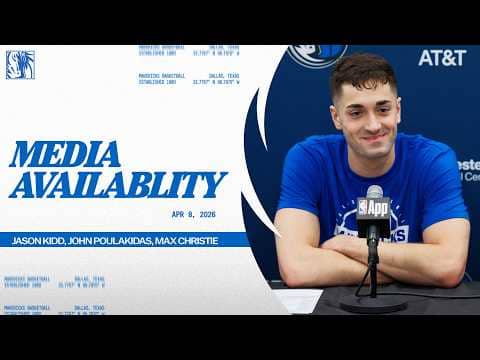 Jason Kidd,  Max Christie, & John Poulakidas | Post-Game Media Availability @ PHX | 4/8/26