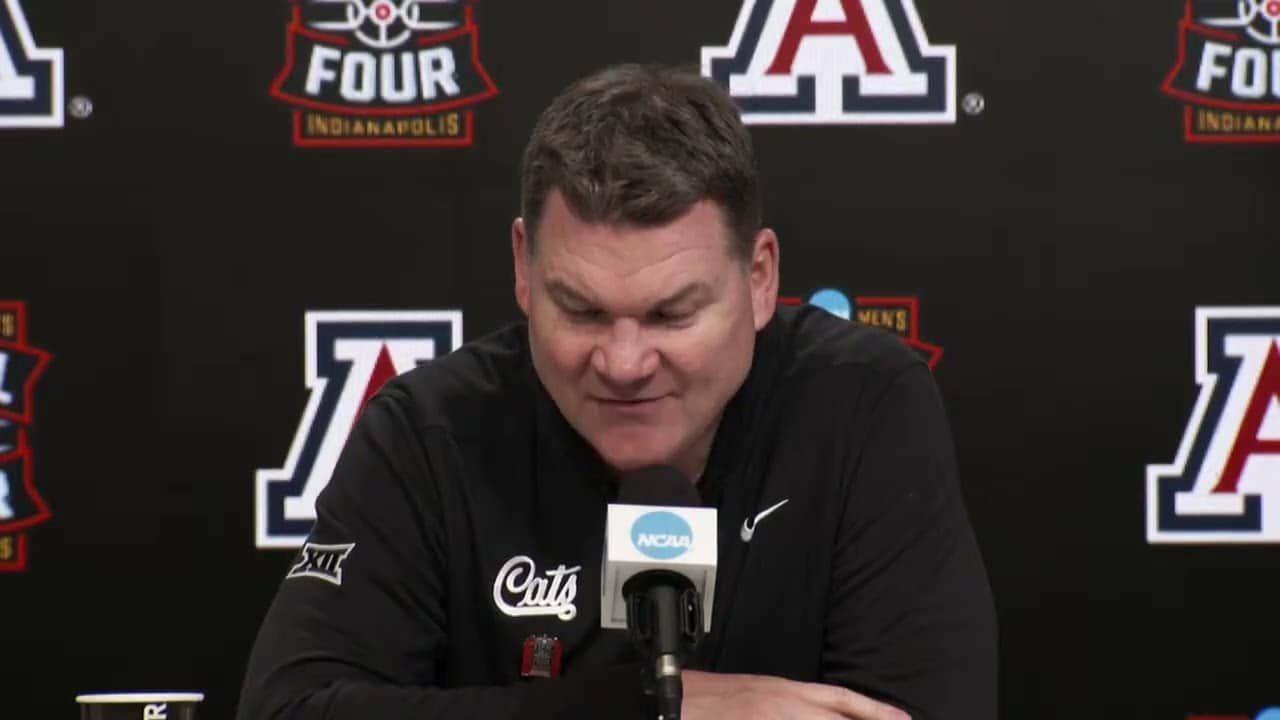 Arizona Postgame Press Conference (2026 Men's Final Four)