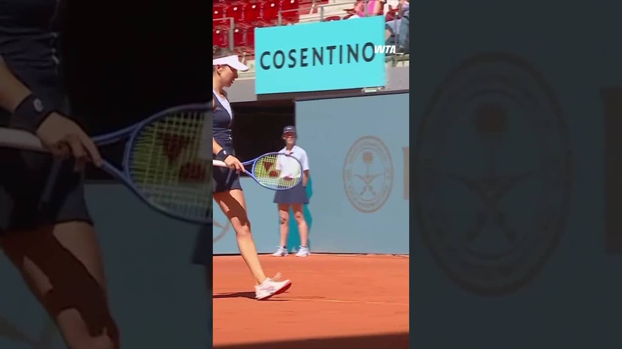 Cross-court forehands on fire 🔥 #WTA #MMOpen #BelindaBencic