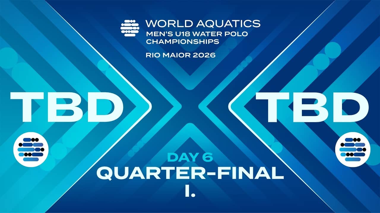 Quarter-Final 1 | Day 6 | World Aquatics Men's U18 Water Polo Championships 2026