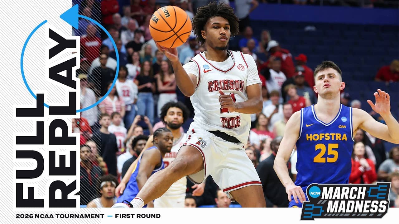Alabama vs. Hofstra: 2026 NCAA men's first round | FULL REPLAY