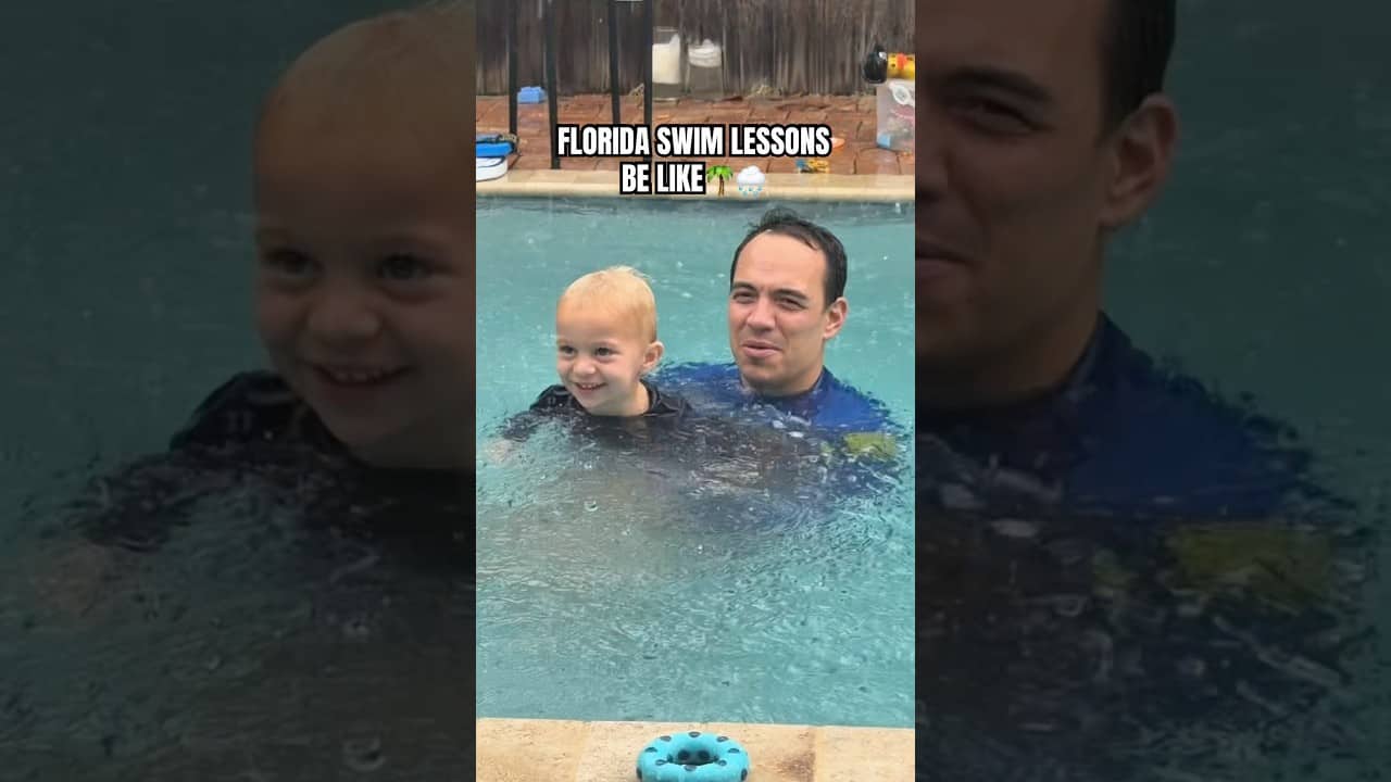 THIS Is Swim Lessons in Florida 🌧️🌴