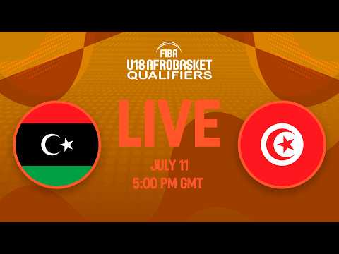 LIVE - Libya v Tunisia | FIBA U18 AfroBasket Qualifiers 2026 | Zone 1