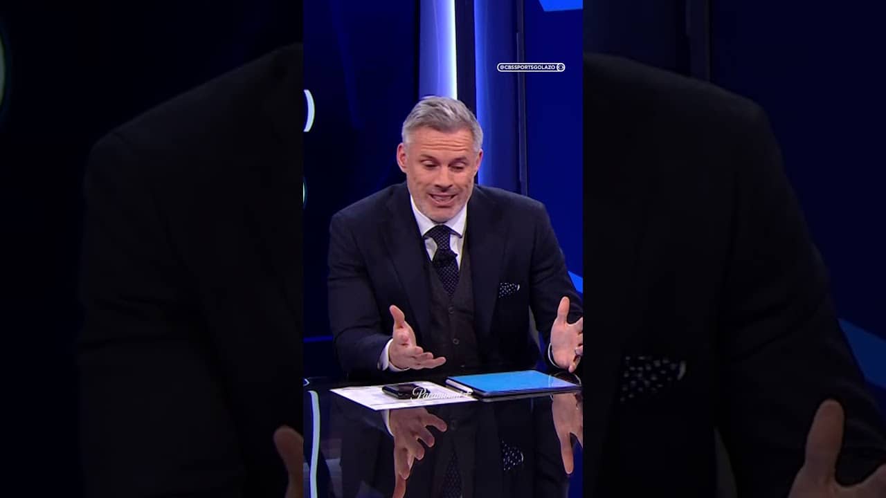 Jamie doesn't agree with the decision of Mohamed Salah starting on Liverpool's bench 👀 #UCLToday