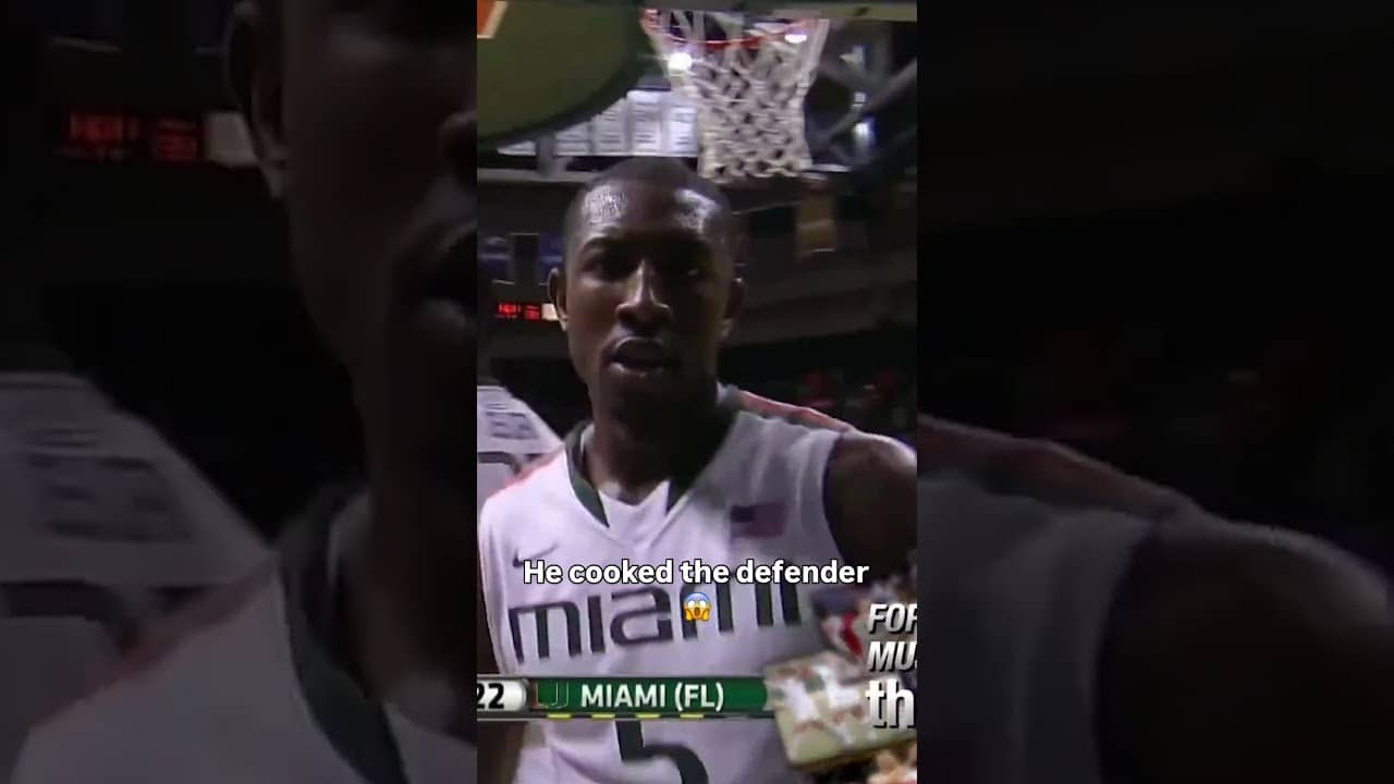 Those moves were amazing 🤩 #miamihurricanes #accbasketball #collegebasketball