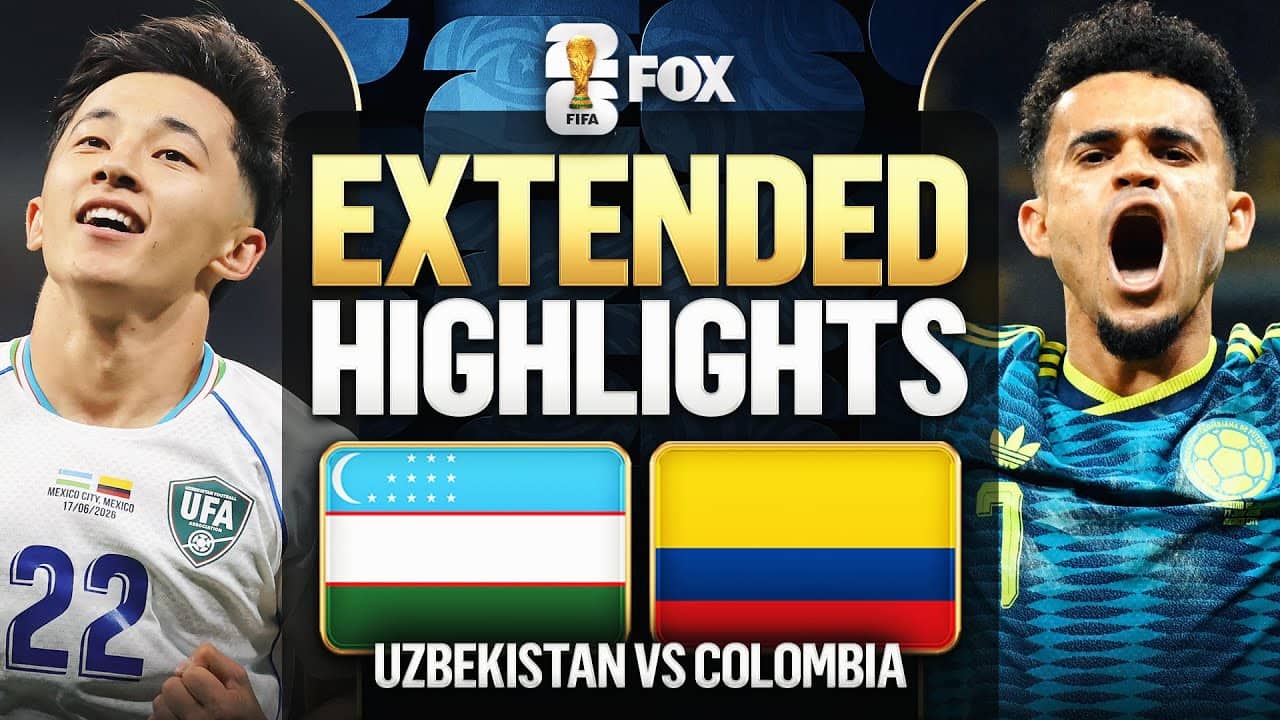 Uzbekistan vs Colombia Extended Highlights 🌎🏆 2026 FIFA World Cup™