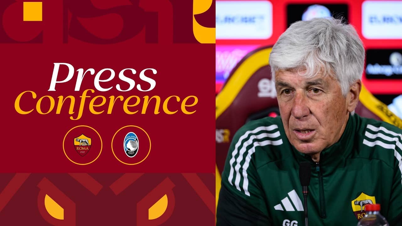 🟨 LIVE 🟥 LA CONFERENZA STAMPA DI GIAN PIERO GASPERINI ALLA VIGILIA DI ROMA-ATALANTA