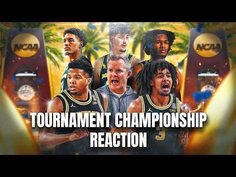 The Michigan Wolverines are YOUR National Champions! 🏆🏀 | Reaction Show