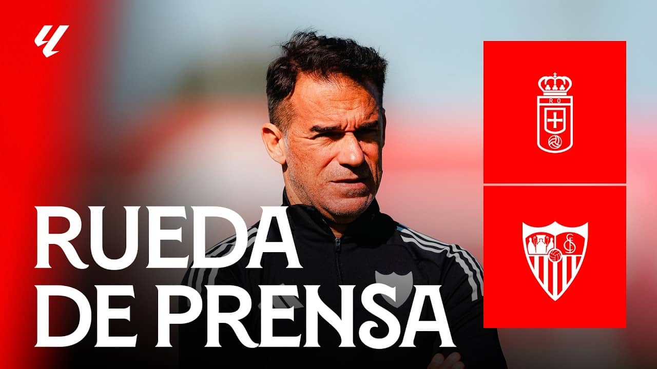 Rueda de prensa de Luis García Plaza previa al #RealOviedoSevilla | 📡 EN DIRECTO