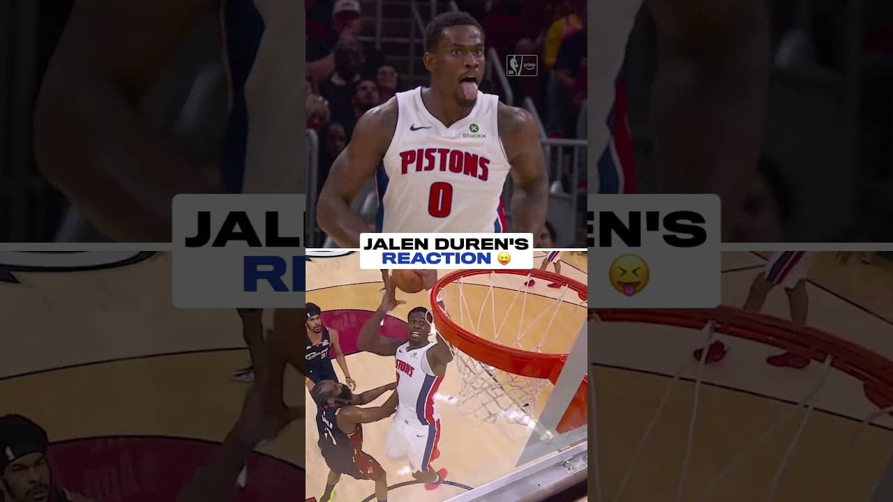 Jalen Duren FEELING HIMSELF in the Game 6 😤