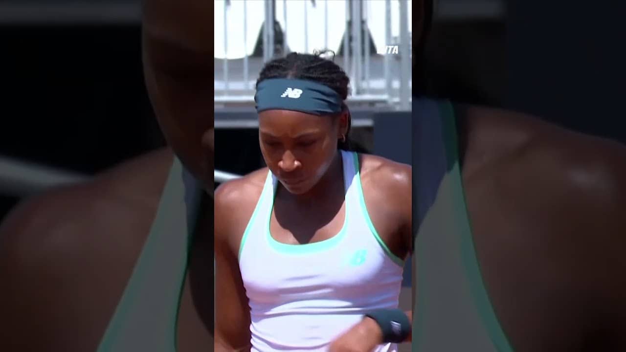Coco had it covered 😮‍💨👏 #WTA #IBI26 #CocoGauff #Rome #tennis