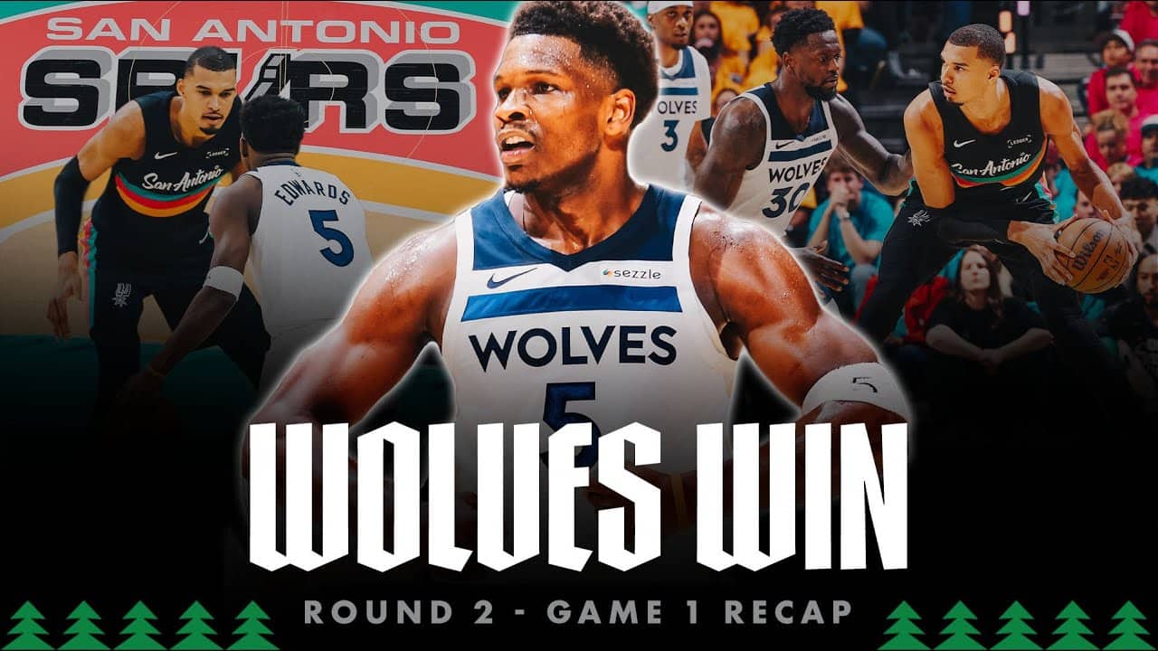 Timberwolves SHOCK Wembanyama & Spurs In Game 1 | Anthony Edwards Drops 18 Points In His Return