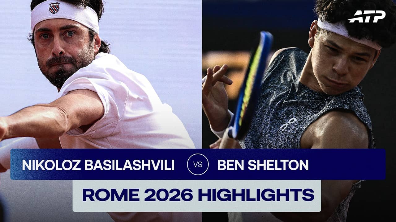 Nikoloz Basilashvili vs. Ben Shelton | Rome 2026 Round 2