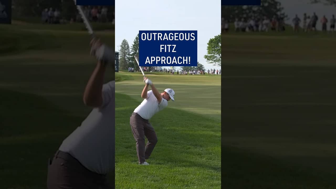 AMAZING approach from deep rough! 🔥