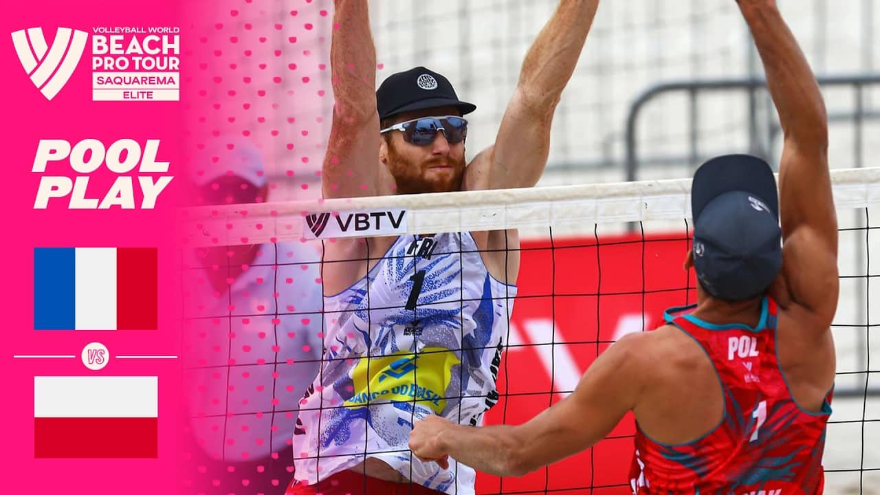 Daubas/Aye, C. vs. Łosiak/Bryl - Pool Play Highlights | Saquarema 2026 #BeachProTour