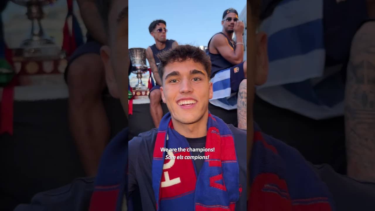 Som el Barça, i som els campions 🏆 #shorts #fcbarcelona