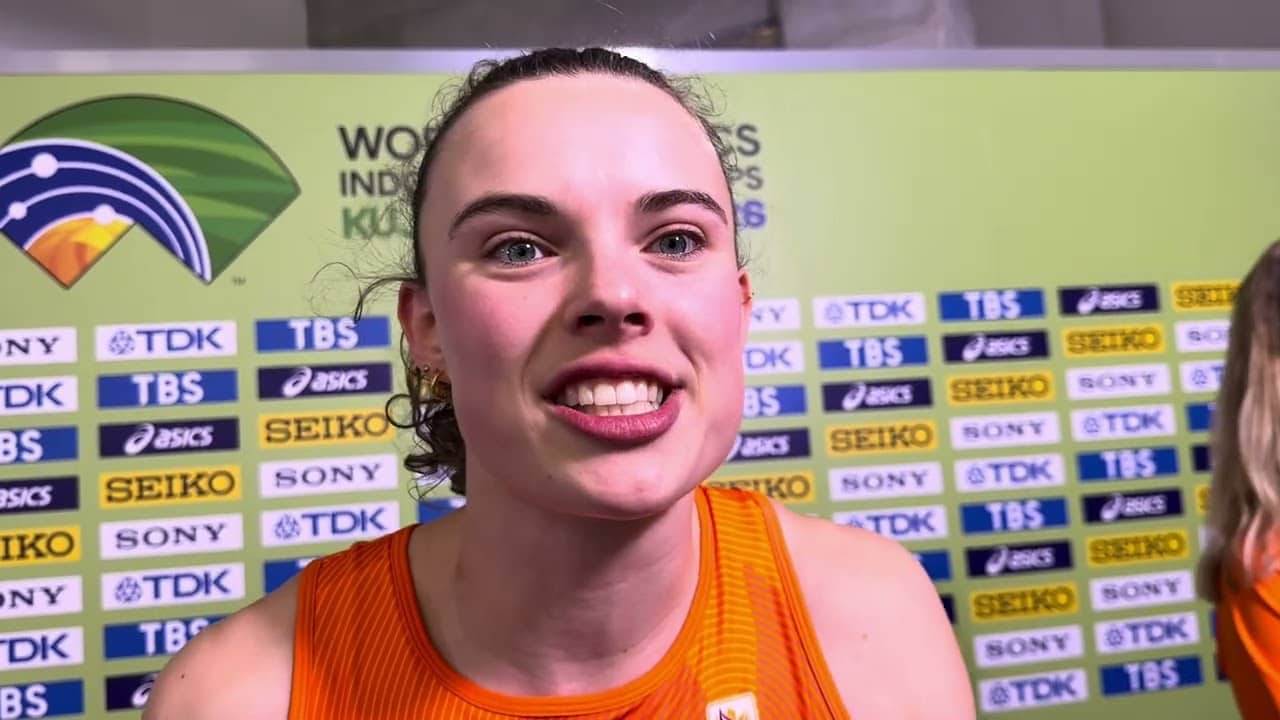 Sofie Dokter After Winning Pentathlon Gold At 2026 World Indoor Championships
