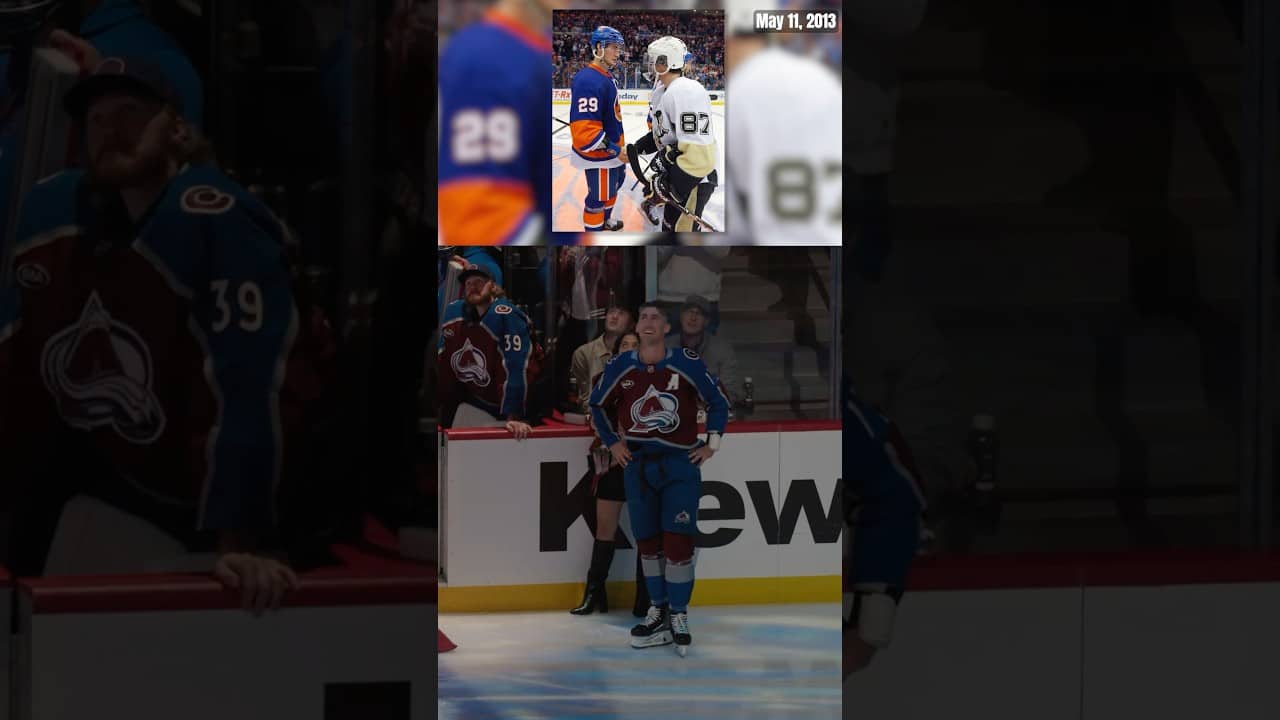 Brock Nelson Reacts to his 1000th Game Video