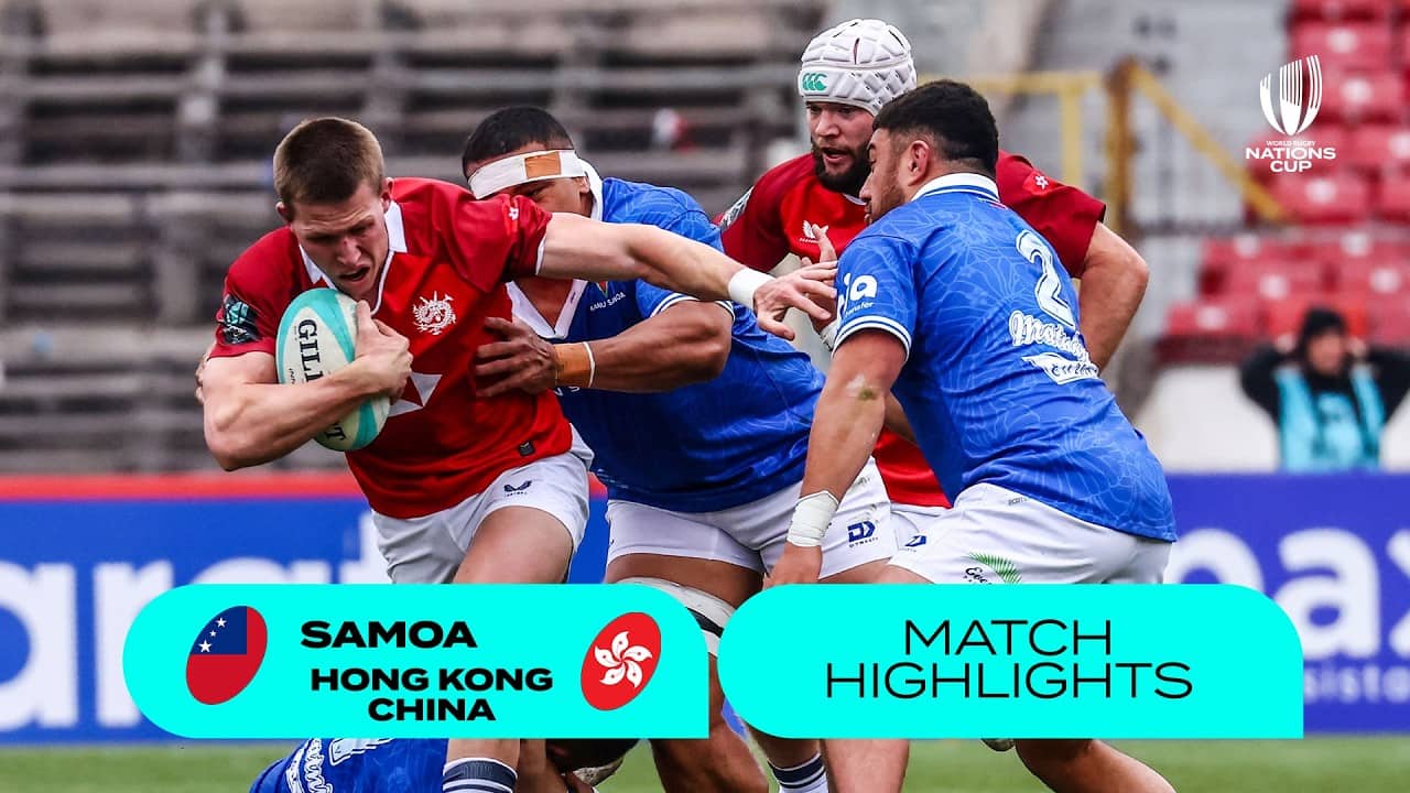 Samoa Show Their Strength | Samoa v Hong Kong China | Nations Cup 2026 | Match Highlights