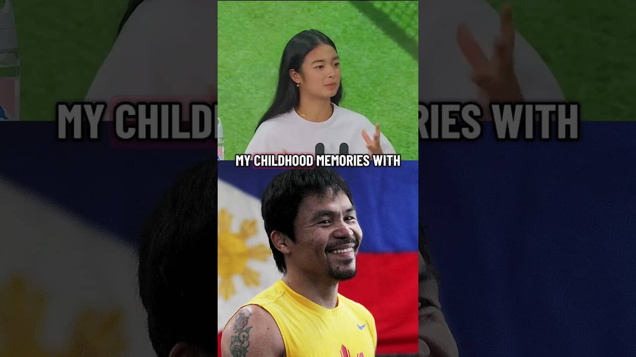 Alex Eala 🤝 Manny Pacquiao