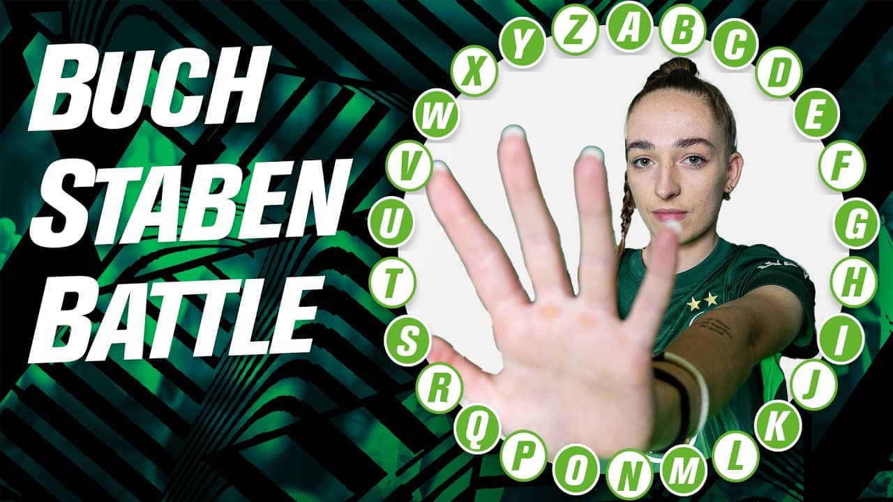 "Die Fragen sind ja cool gewesen" 😍🙌 Buchstabenbattle mit Sophia Kleinherne! 🔠💭
