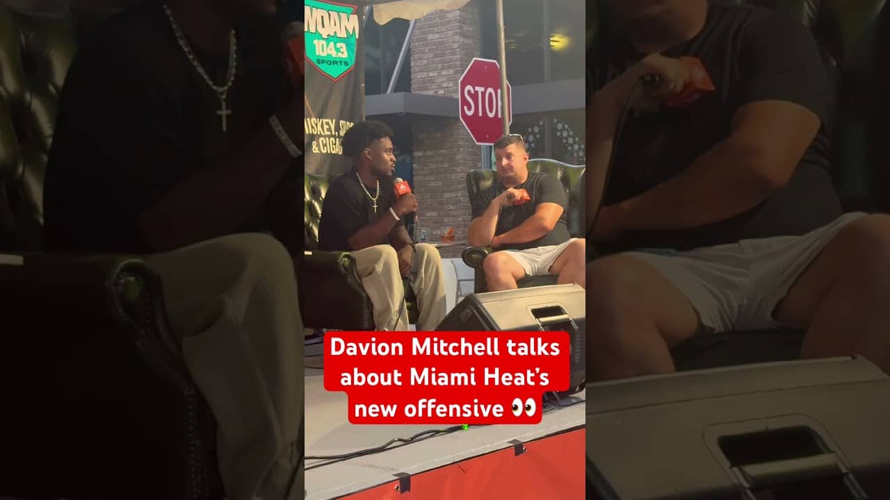 Davion Mitchell talks about Miami Heat’s new offense #nba #shorts #fyp #davionmitchell