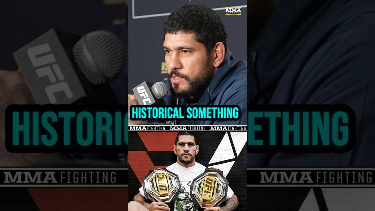 Alex Pereira Says Winning Third UFC Title Will Be 'Historical' - MMA Fighting