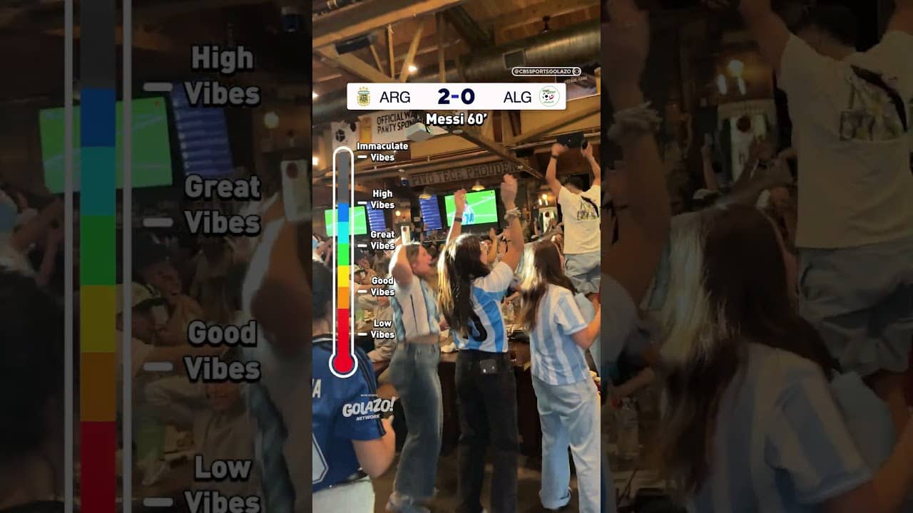 Unreal vibes as Nico Cantor watches Messi hat trick with Argentina fans in Seattle 🇦🇷🎉