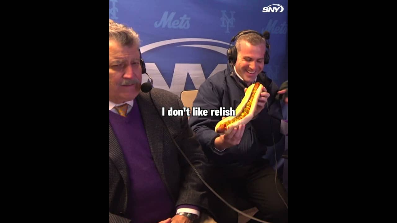 Steve Gelbs & Keith Hernandez take on the Glizzilla at Coors Field 🌭😂
