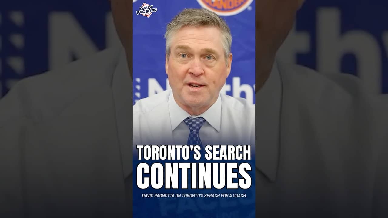 David Pagnotta gives and update on Toronto's coaching search