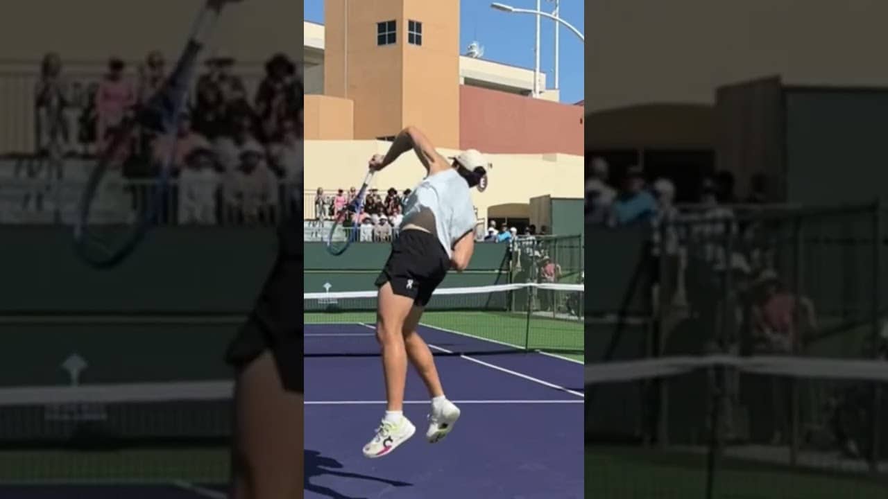 Coil on your #tennisserve