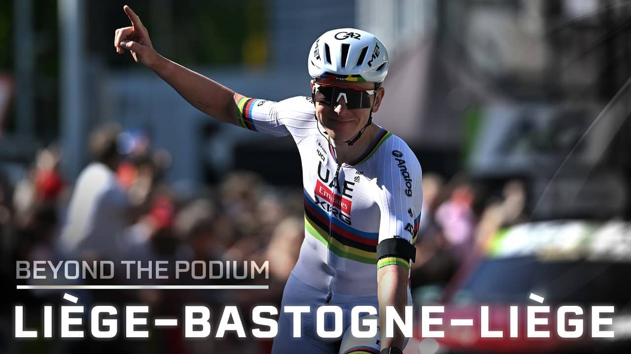 Tadej Pogačar pulls away from Paul Seixas at Liège-Bastogne-Liège | Beyond the Podium (FULL SHOW)
